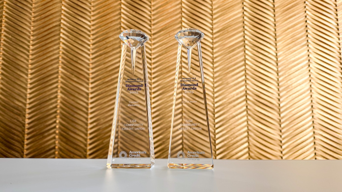 2025 diamond award trophies
