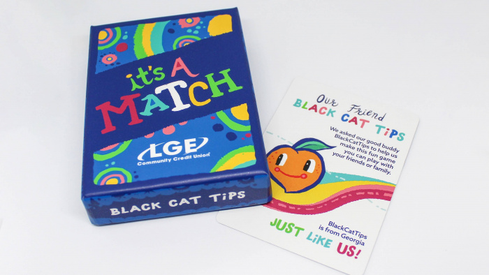 Its a Match Card Game Box and Card